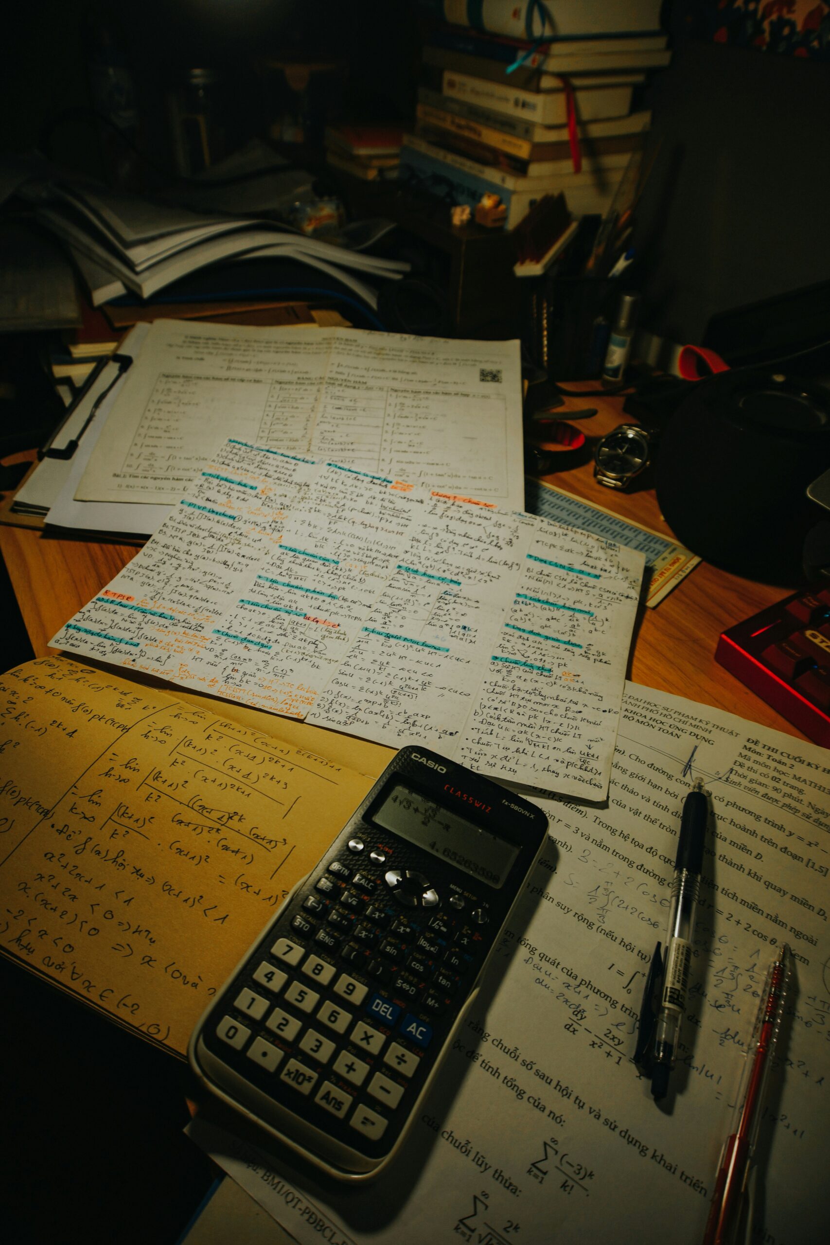 Business executive reviewing financial strategy with CFO